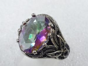 色石　指輪(19号)